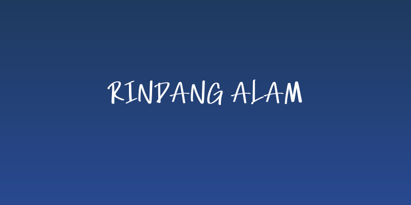 Rindang Alam Social Header