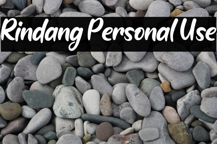 Rindang Personal Use Example 2