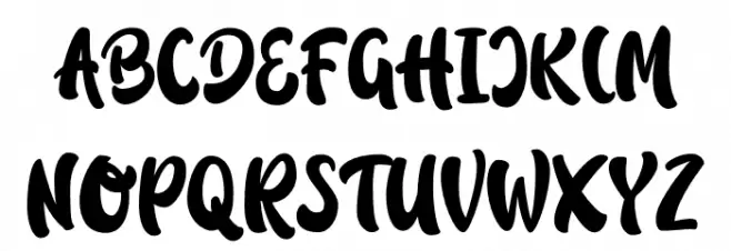 Rindu Ghisel Schriftart Groß