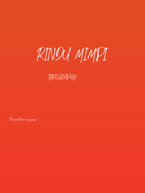 Rindu Mimpi Poster