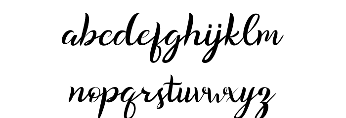 Rindudemo Font LOWERCASE
