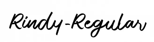 Rindy-Regular  Fuentes Gratis Descargar