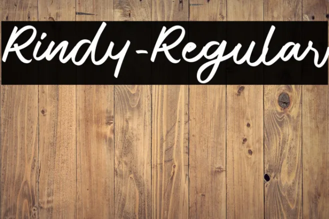 Rindy-Regular Example 3