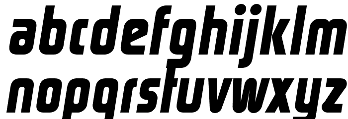 Rinehart Bold-Oblique Font LOWERCASE