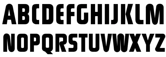 Rinehart Bold Schriftart Groß