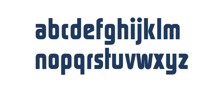 Rinehart Bold Lowercase