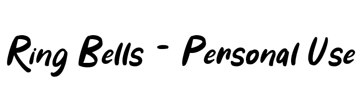 Ring Bells - Personal Use  免费字体下载