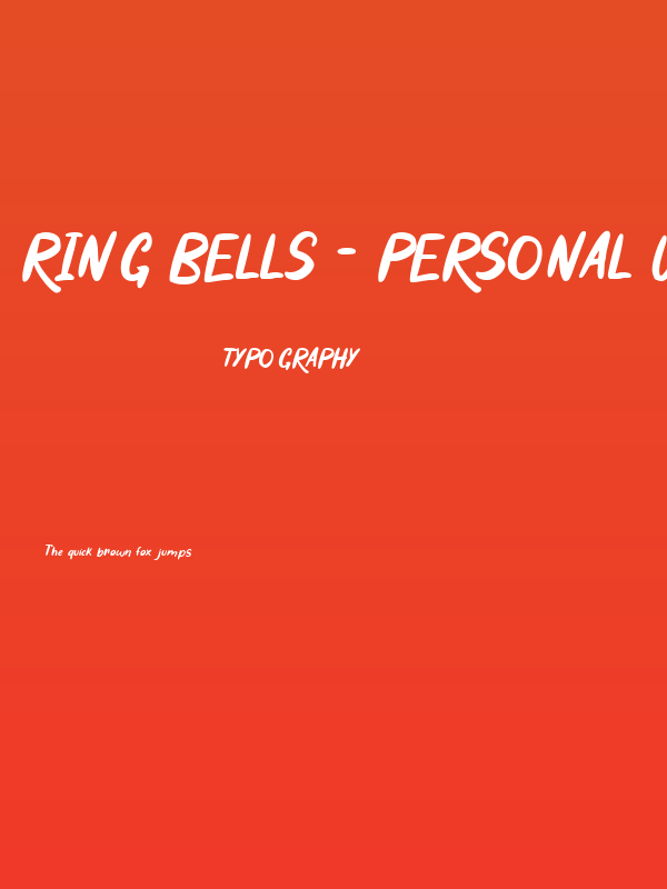 Ring Bells - Personal Use Poster
