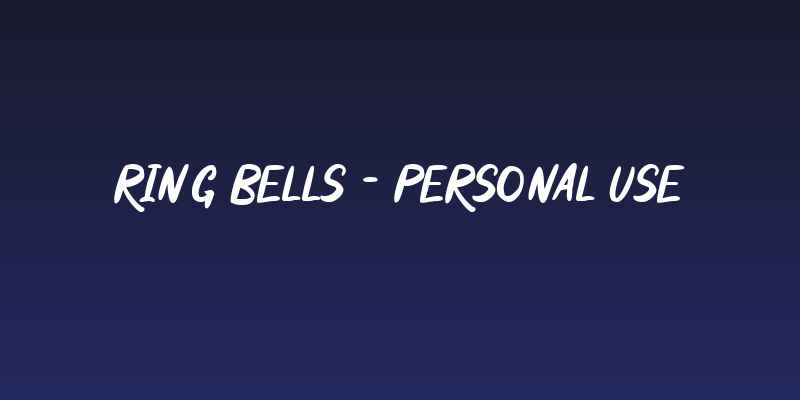 Ring Bells - Personal Use Social Header