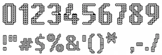 Ring Matrix Two Font OTHER CHARS