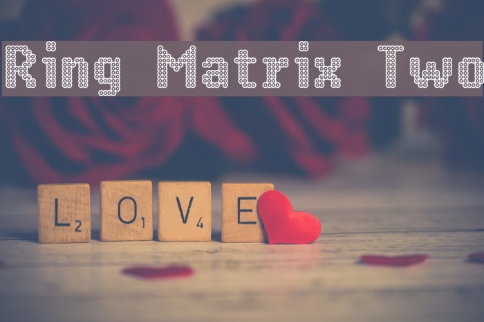 Ring Matrix Two Font examples