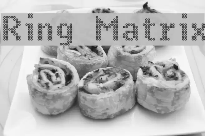 Ring Matrix Fonte examples
