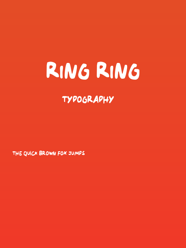 Ring Ring Poster