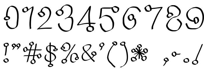 Ring Font OTHER CHARS