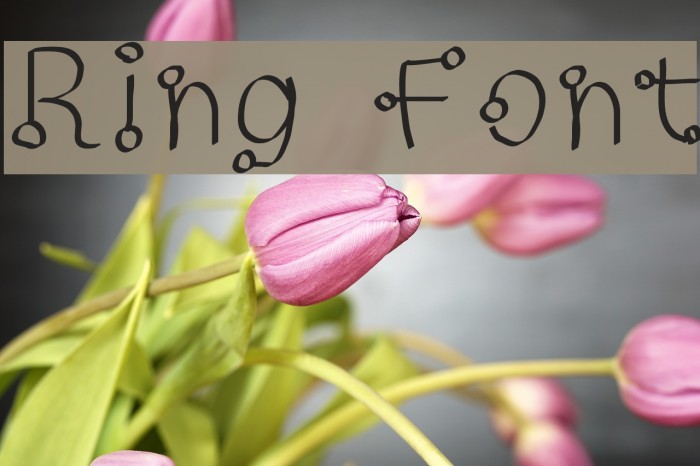 Ring Font examples