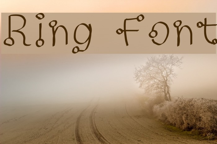Ring Font examples