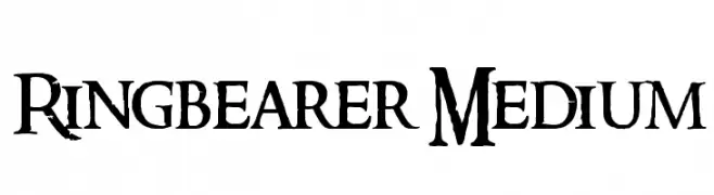 Ringbearer Medium  Frei Schriftart Herunterladen