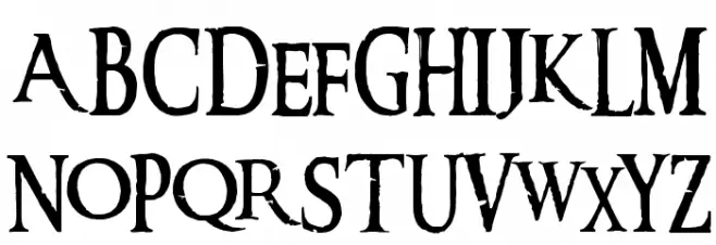 Ringbearer Medium Schriftart Groß