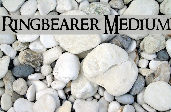 Ringbearer Medium Font examples