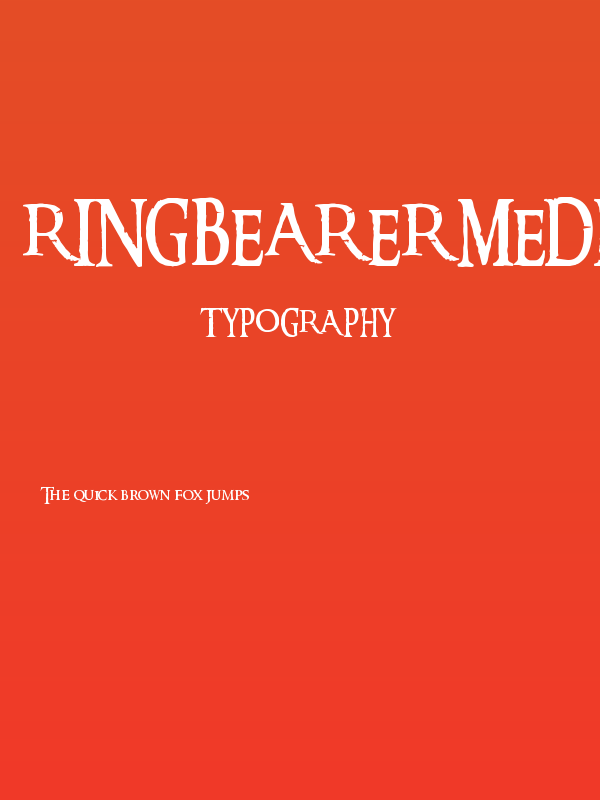 Ringbearer Medium Poster