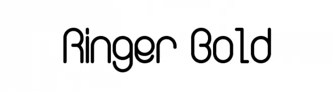 Ringer Bold  font caratteri gratis