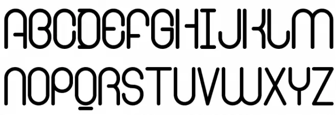 Ringer Bold フォント 大文字