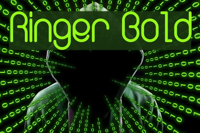 Ringer Bold Example 1
