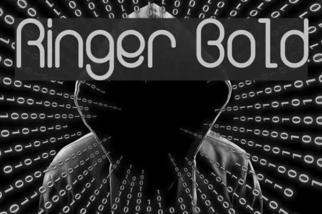 Ringer Bold Font examples