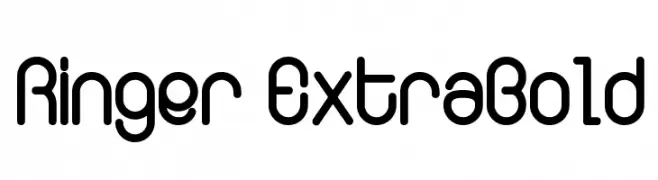 Ringer ExtraBold  नि: शुल्क फ़ॉन्ट्स डाउनलोड