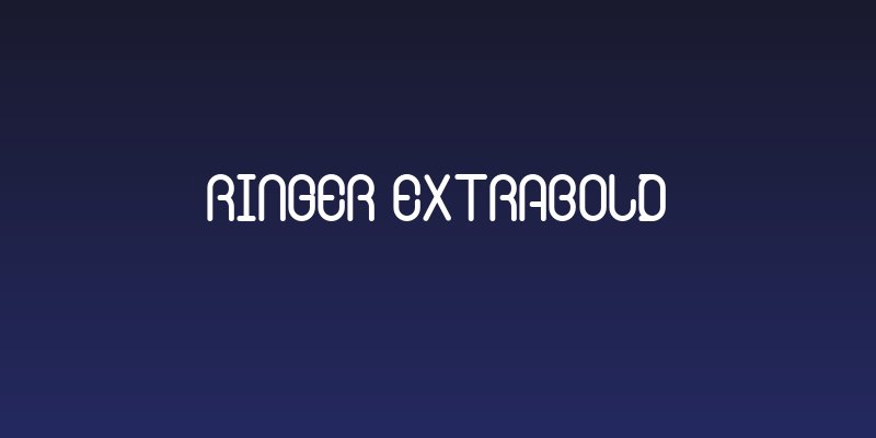 Ringer ExtraBold Social Header