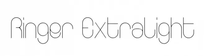 Ringer ExtraLight  Frei Schriftart Herunterladen