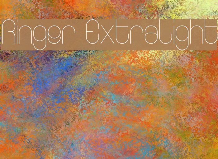 Ringer ExtraLight Font examples