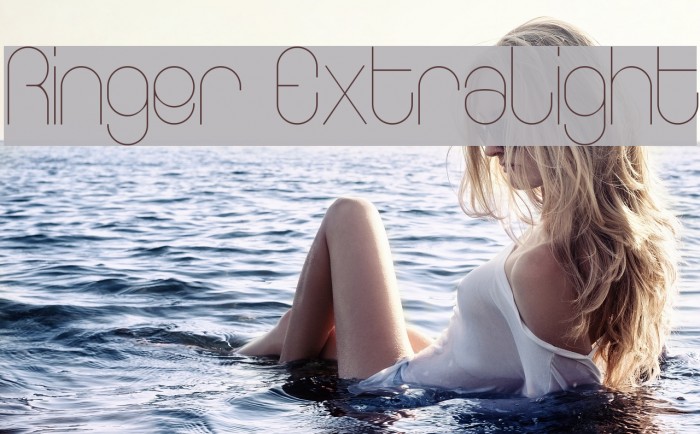 Ringer ExtraLight Font examples