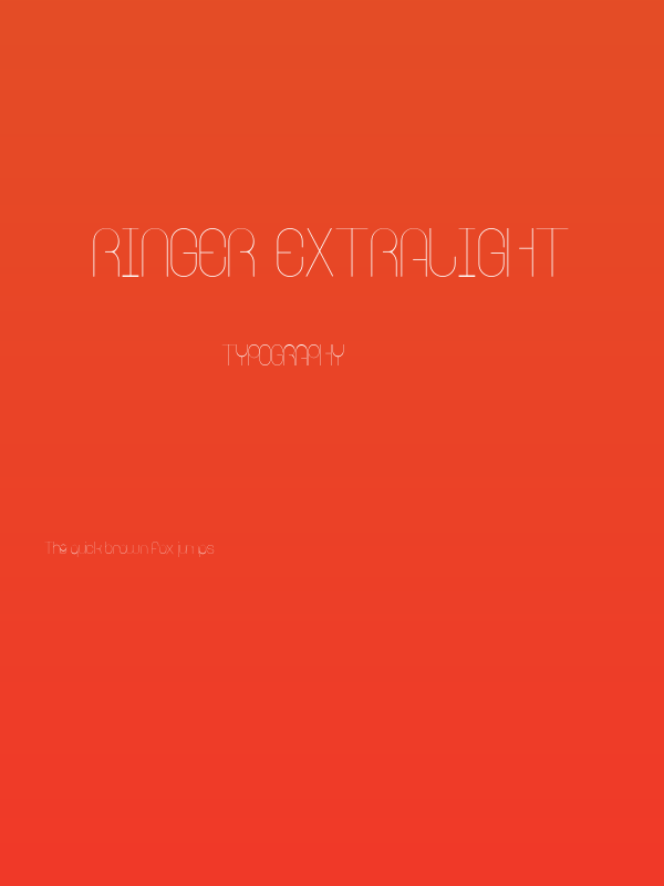 Ringer ExtraLight Poster