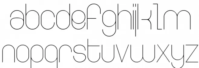 Ringer ExtraLight 字体 小写