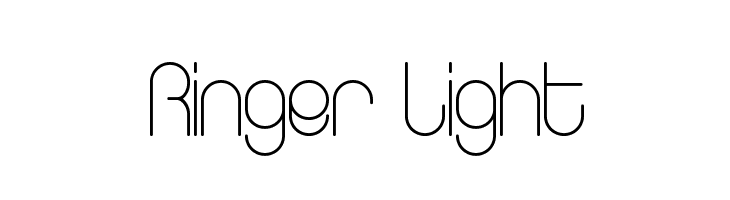 Ringer Light  フリーフォントのダウンロード