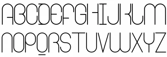 Ringer Light Schriftart Groß
