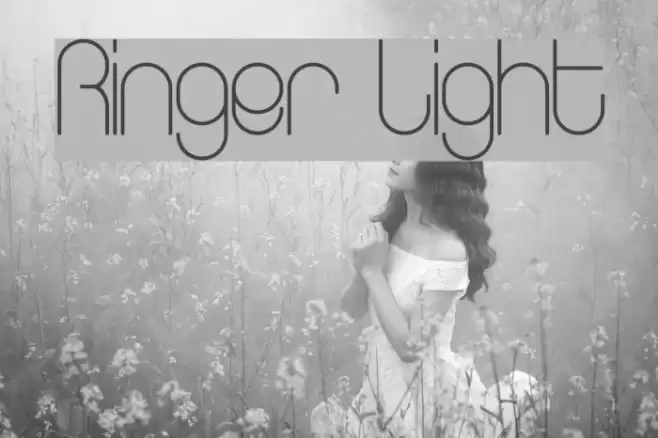 Ringer Light Font examples