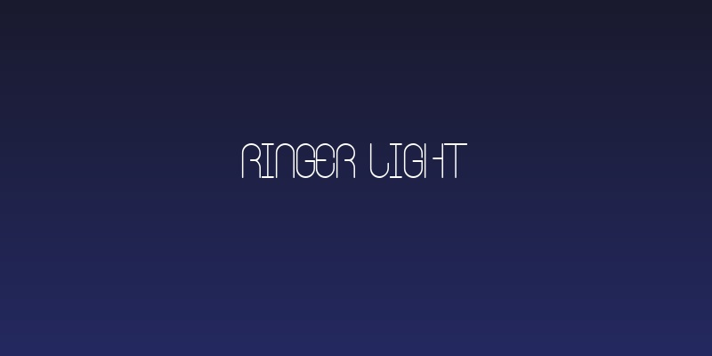 Ringer Light Social Header