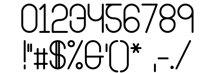 Ringer Font OTHER CHARS