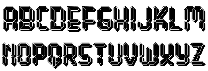 Ringing Regular Font LOWERCASE