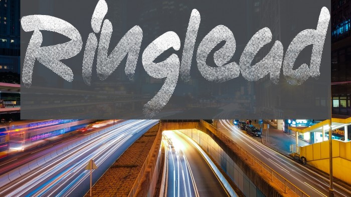 Ringlead Font examples