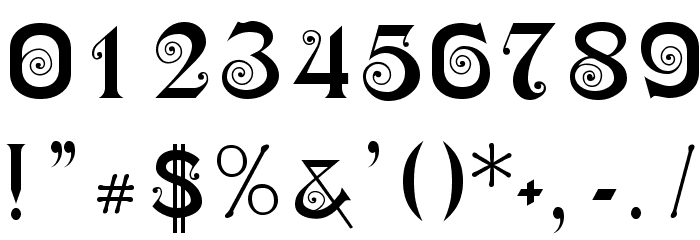 Ringlet Black Font OTHER CHARS