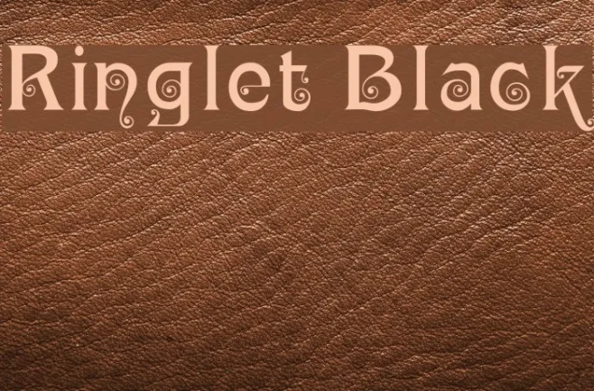 Ringlet Black Example 1