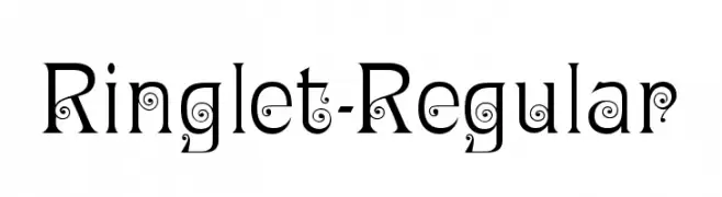 Ringlet-Regular  font caratteri gratis