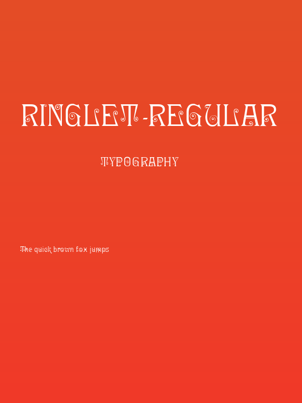 Ringlet-Regular Poster