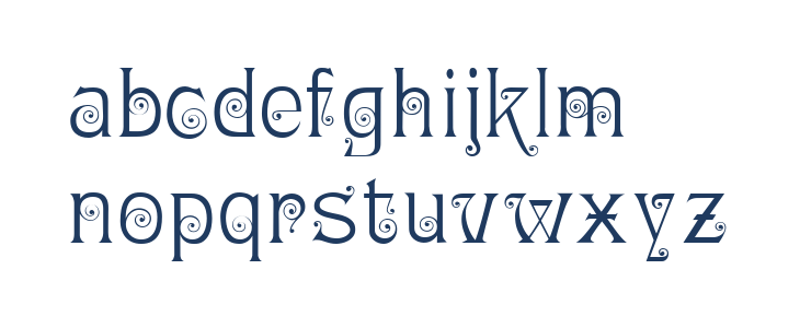 Ringlet-Regular Lowercase