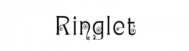 Ringlet  les polices de caractères gratuit tlcharger