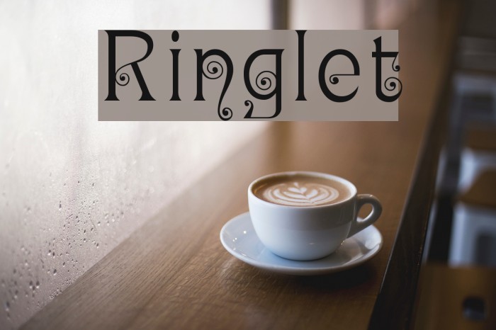 Ringlet Font examples