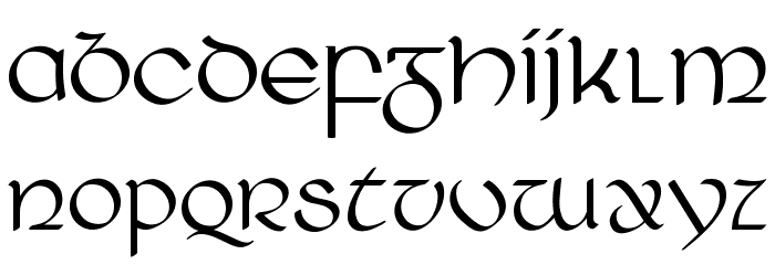 RingofKerry Font LOWERCASE
